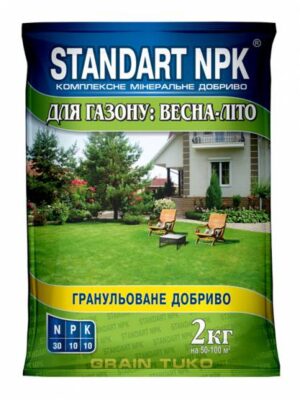 Мінеральне добриво 30-10-10 Standart NPK Grain Tuko для газонів весна-літо