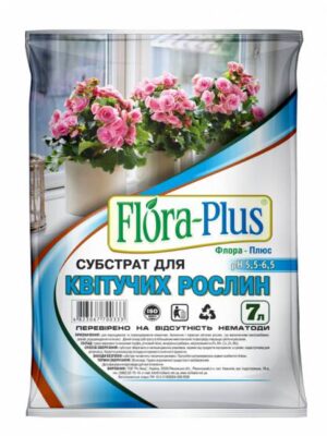 Flora Plus субстрат для квітучих рослин 7 л фото