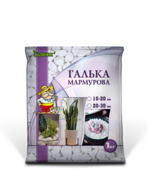 галька мармурова садівник